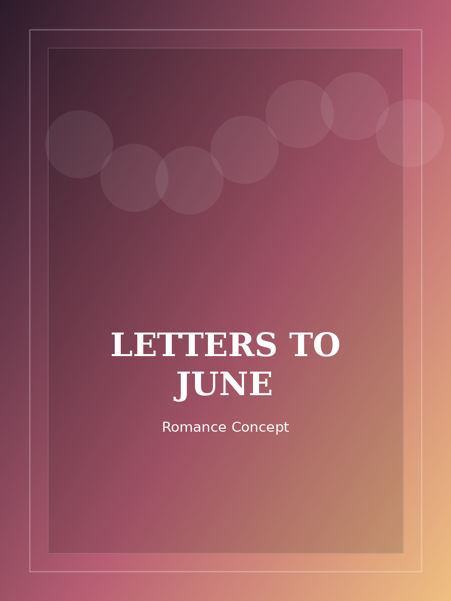 Romance Cover Direction for Letters to June