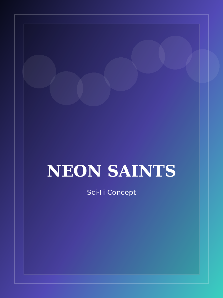 Sci-Fi Cover Direction for Neon Saints