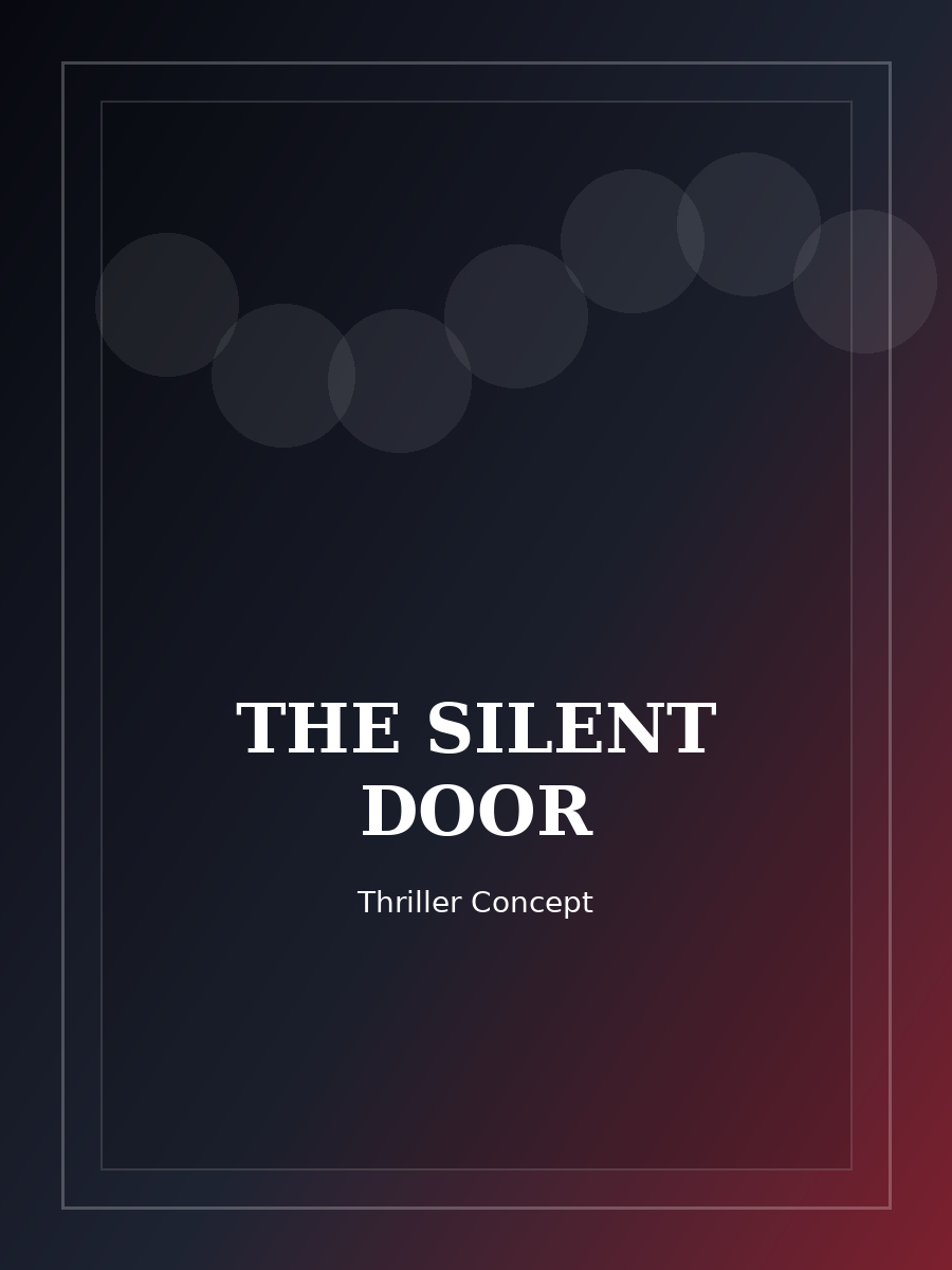 Thriller Cover Direction for The Silent Door